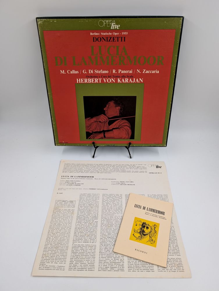 Coffret Vinyle 33 tours Donizetti : Lucia di Lammermoor 7 Vulbens (74)