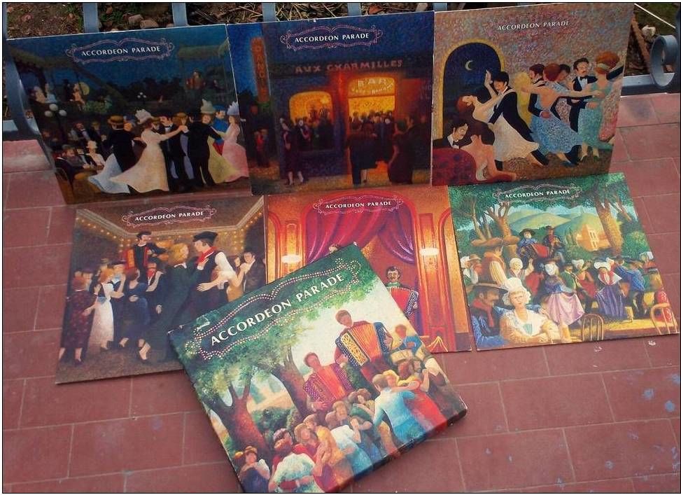 COFFRET 6 vinyles 33 tours - Accord�on parade - 15 Montauban (82)