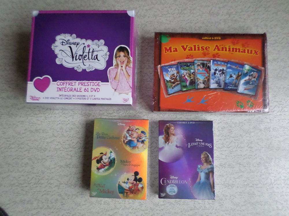 Coffrets disney - violetta - et dvd enfants neufs ( envoi po 4 Nogent-sur-Oise (60)