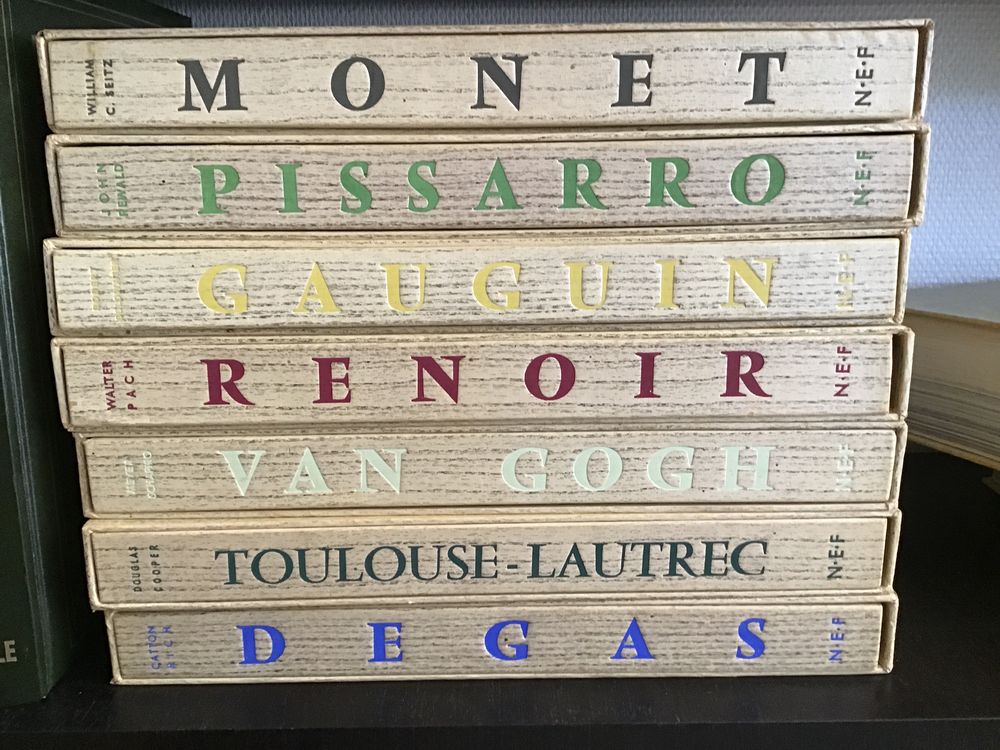  7 coffrets de peintres �dition NEF 100 Nancy (54)