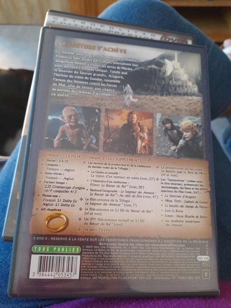 6 Dvd coffrets  Le Seigneur des Anneaux 15 Douai (59)