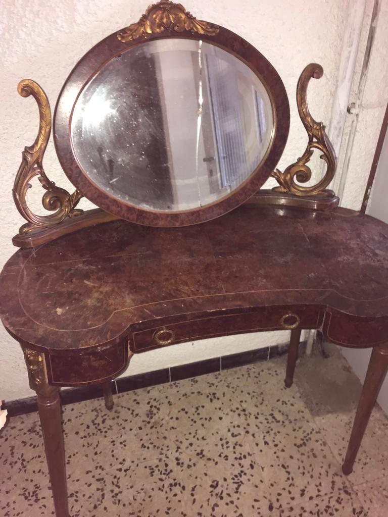 Coiffeuse ancienne � miroir 100 St Pierre la Mer (11)