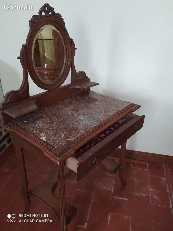 Coiffeuse Louis Philippe 19i�me 210 Ingr� (45)