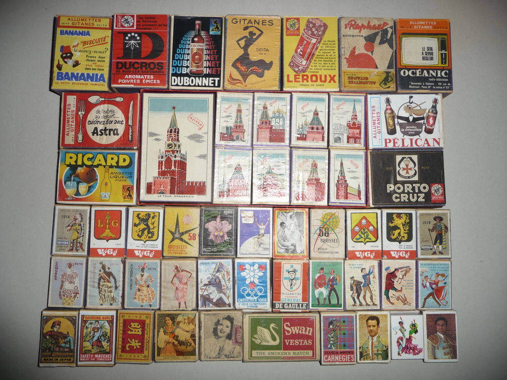Collection de bo�tes d'allumettes du monde (31 pays), ann�es 4290 Mouvaux (59)