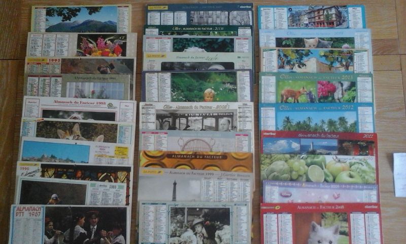 Collection 34 Calendriers PTT , Almanach du facteur
2 Malo Les Bains (59)