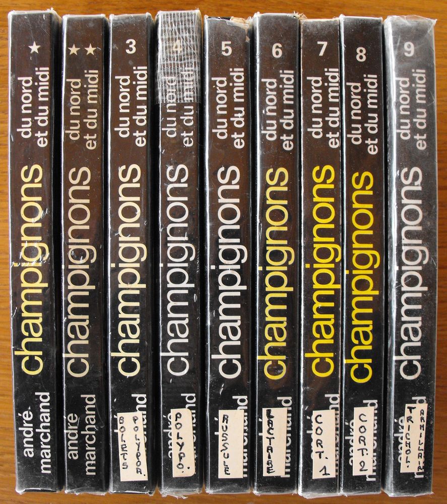  collection compl�te 
CHAMPIGNONS DU NORD ET DU MIDI 55 Camors (56)