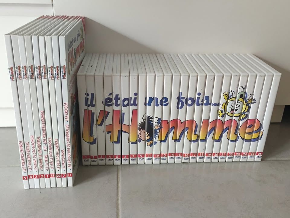 Collection DVD compl�tes  Il �tait une fois l'homme + livres 45 Savigny-le-Temple (77)