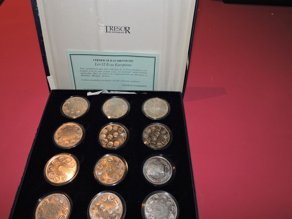Collection  Les 12 �cus europ�ens - Tr�sor du Patrimoine 0 �pinal (88)