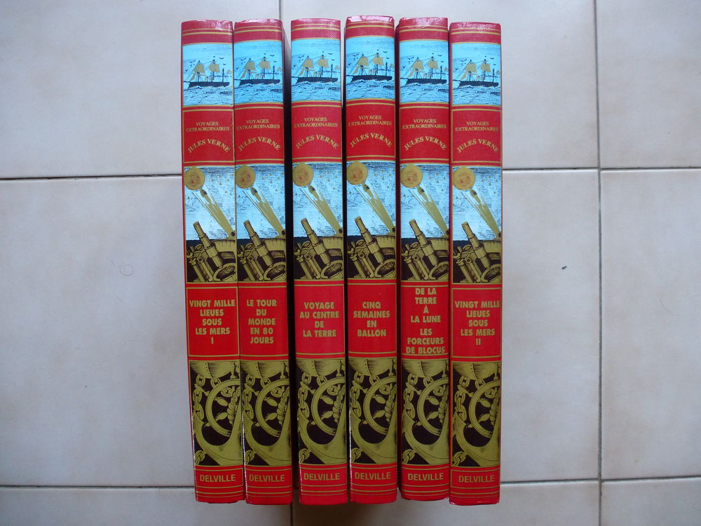 Collection Jules Verne en 6 volumes 50 P�rols (34)