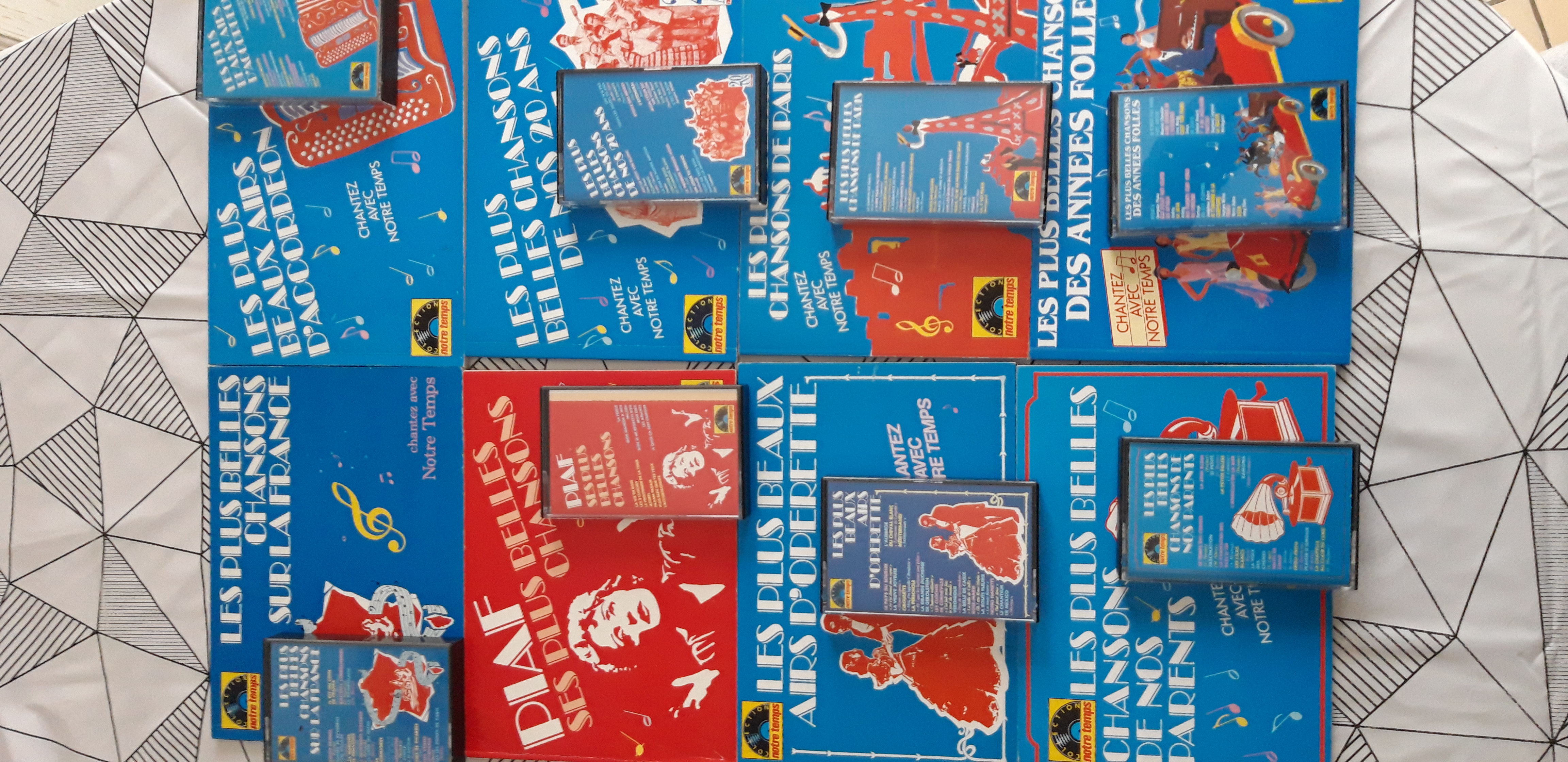 Collection livres et cassettes Notre Temps 20 Semoy (45)