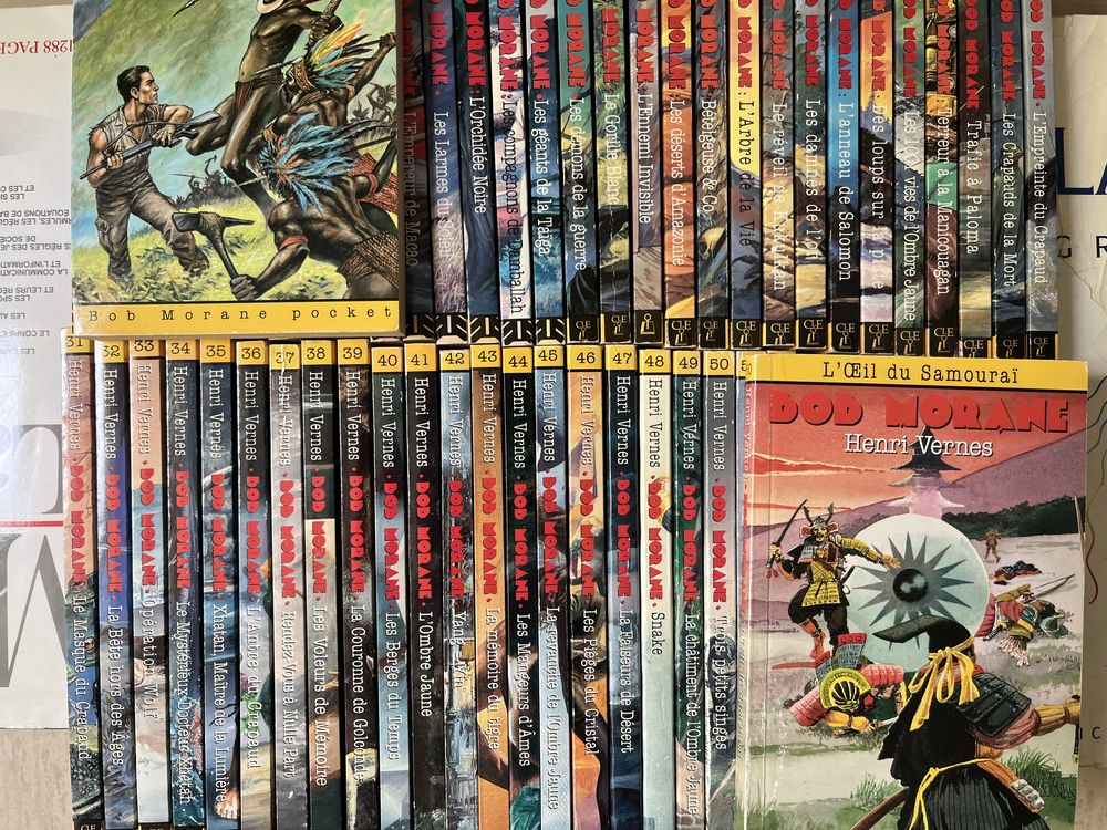 Collection livres 72 Volumes (Bob Morane-Henri Vernes) 0 Vitry-sur-Seine (94)