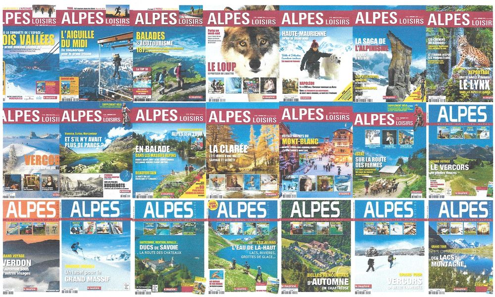 Collection Magazines ALPES-LOISIRS du n�31 au n�78 + n�H.S�r 0 Villeurbanne (69)