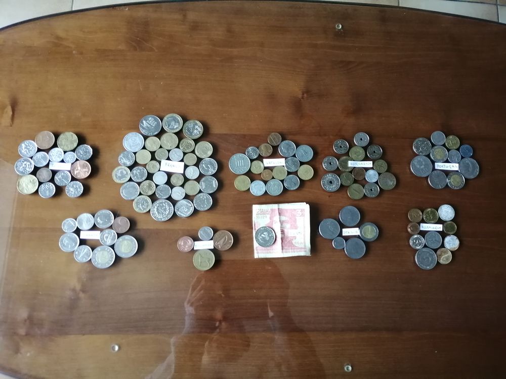 collection c70 pièces de monnaie tchèque, canada, france, ir 25 Plaisir (78)
