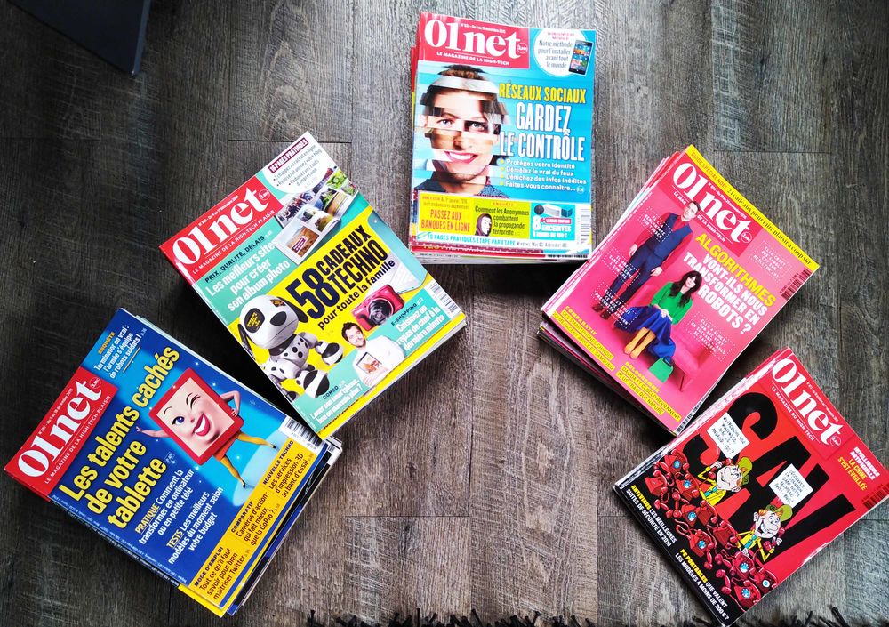 Collection revues informatique 01Net 1 Belfort (90)