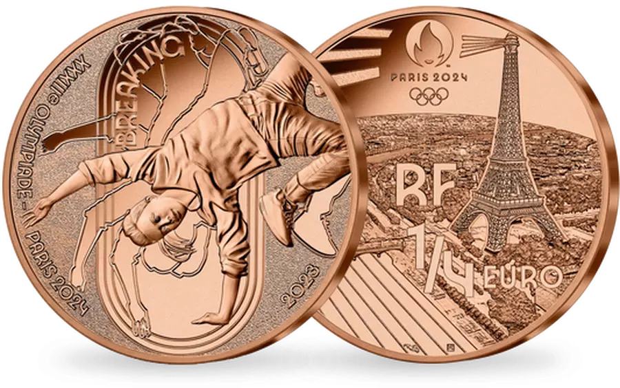 Collection de 1/4e - Sports Breaking JO Paris 2024 10 Dourdan (91)