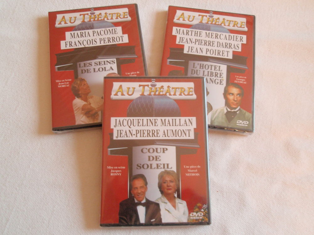 3 Dvd  Collection Au Th��tre  - NEUFS SOUS BLISTER 5 Juillan (65)