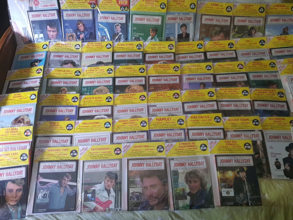 Collection tout les albums de Johnny Hallyday sous blister 0 G�rardmer (88)