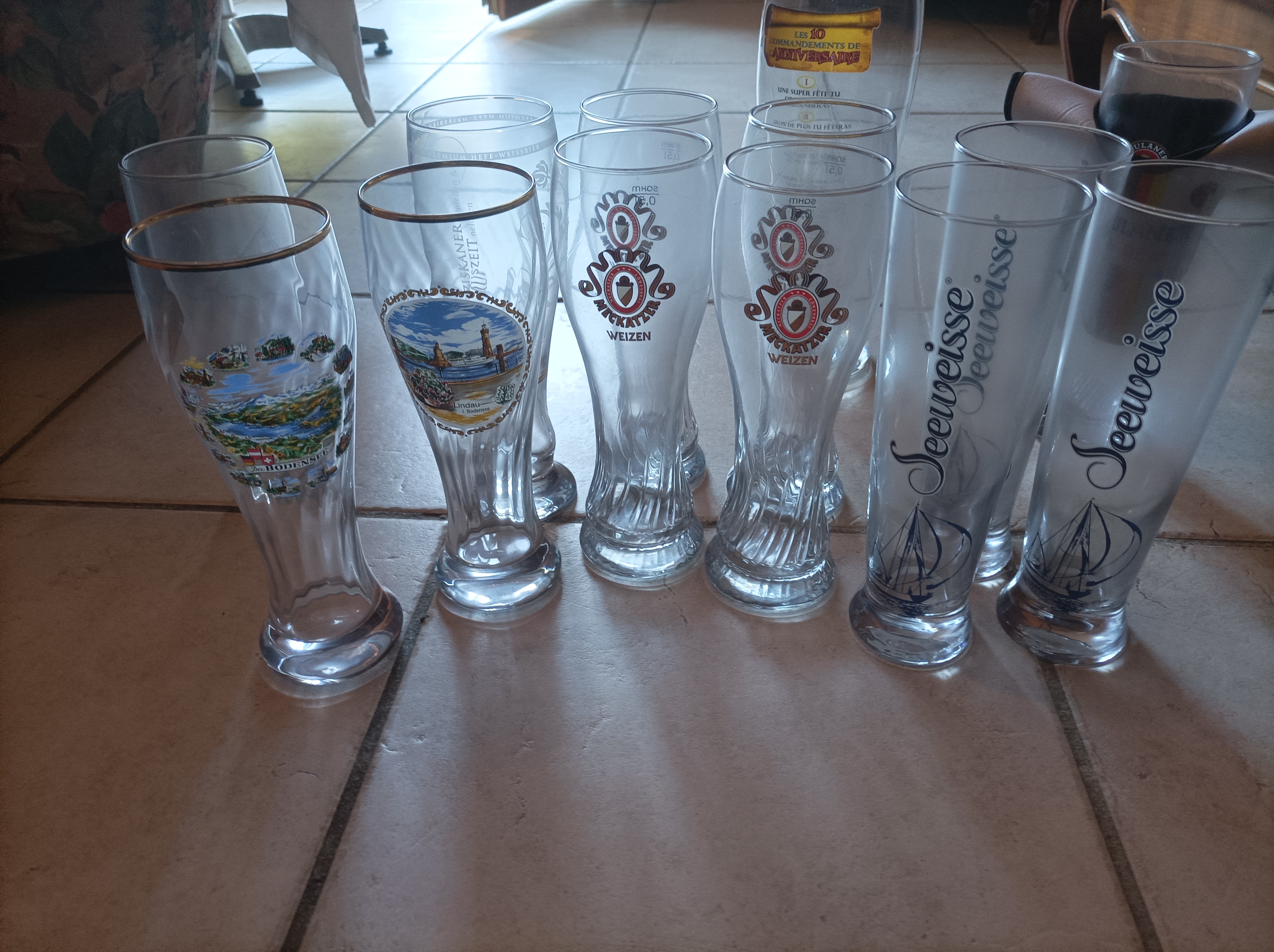 collection de verre a bi�re 25 Tignieu-Jameyzieu (38)