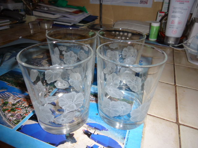 COLLECTION DE 4 VERRES GRAVES NEUF 5 Chartres (28)