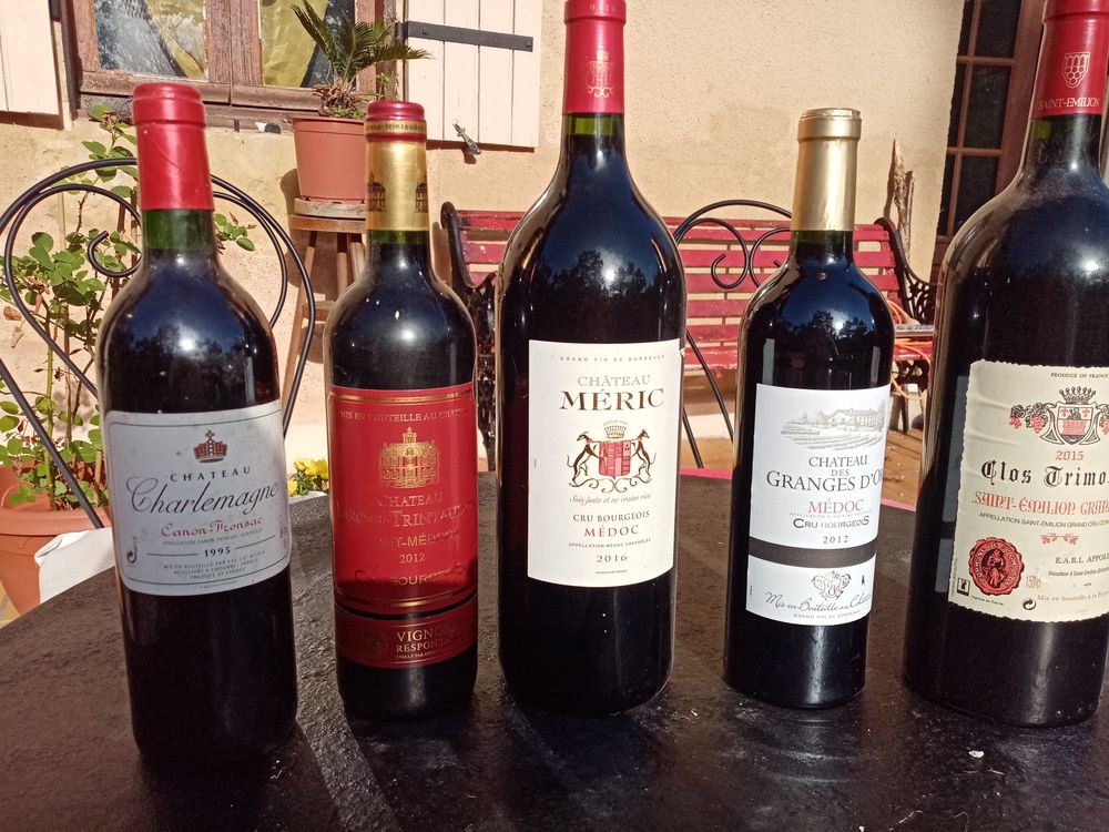 COLLECTION DE VINS DE BORDEAUX GRANDS CRUS, ST EMILION 180 Sore (40)