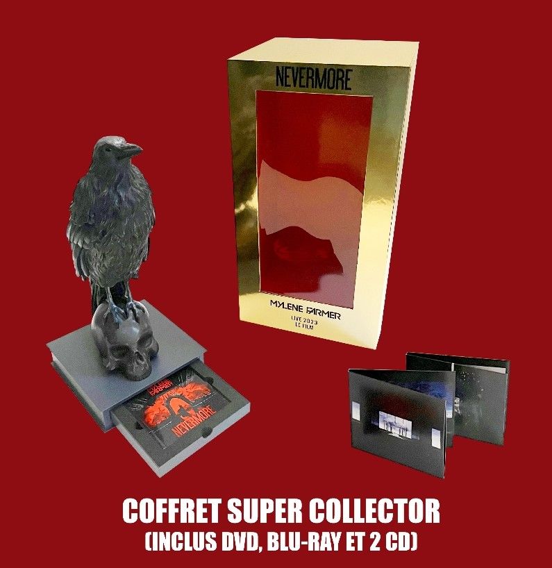 COLLECTOR CORBEAU NEVERMORE MYLENE FARMER 390 Saint-Denis (93)