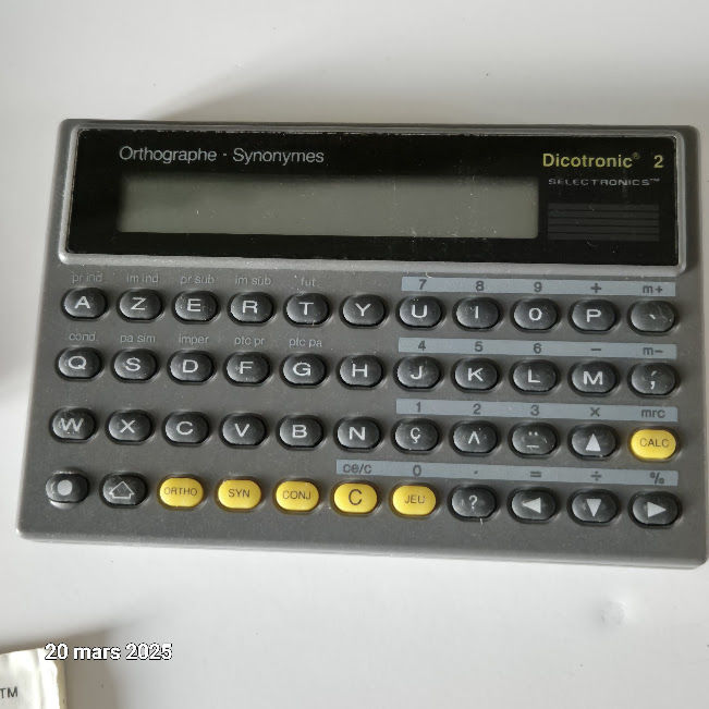 Collector, le dicotronic2, correcteur d'orthographe, 1 147 0 30 Saumur (49)