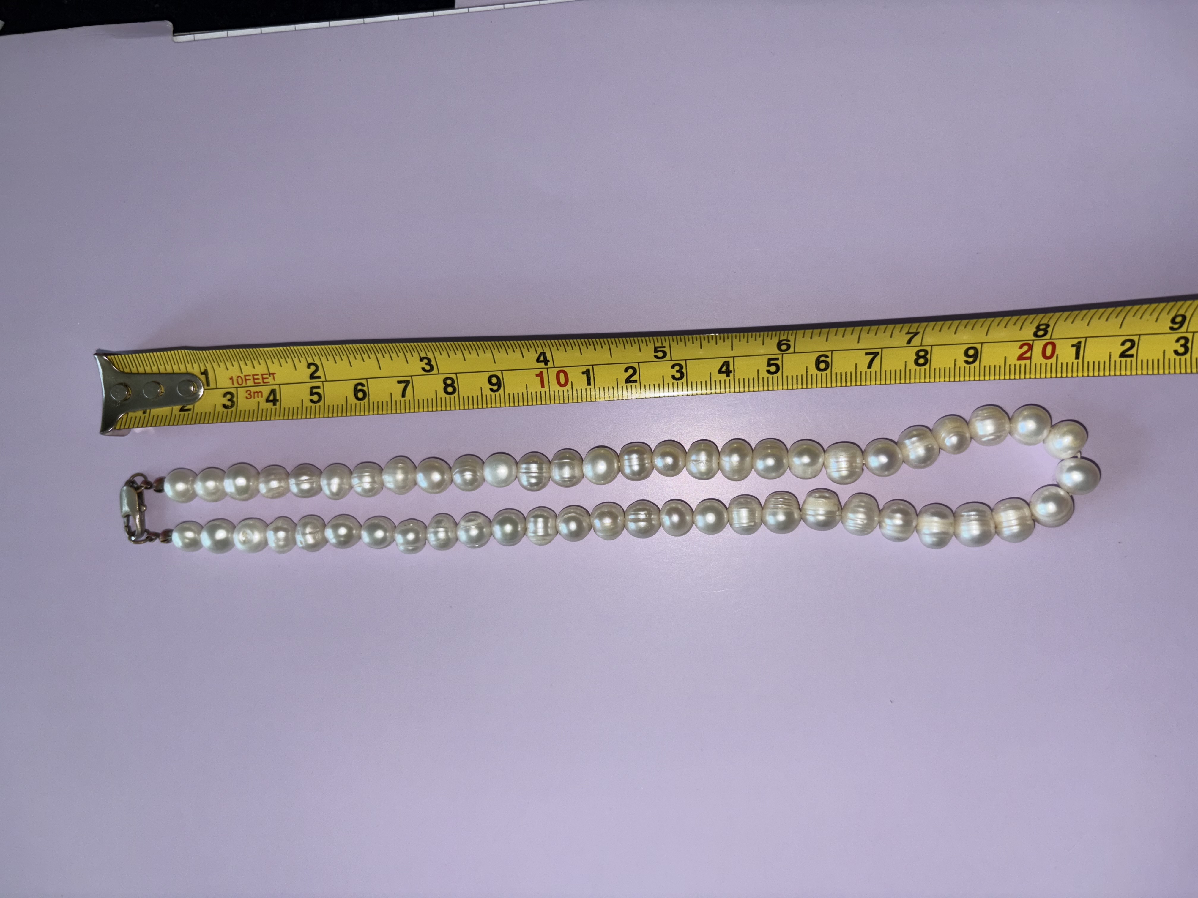 Collier ancien en perles de culture - Ann�es 1950. 200 La Neuve-Grange (27)