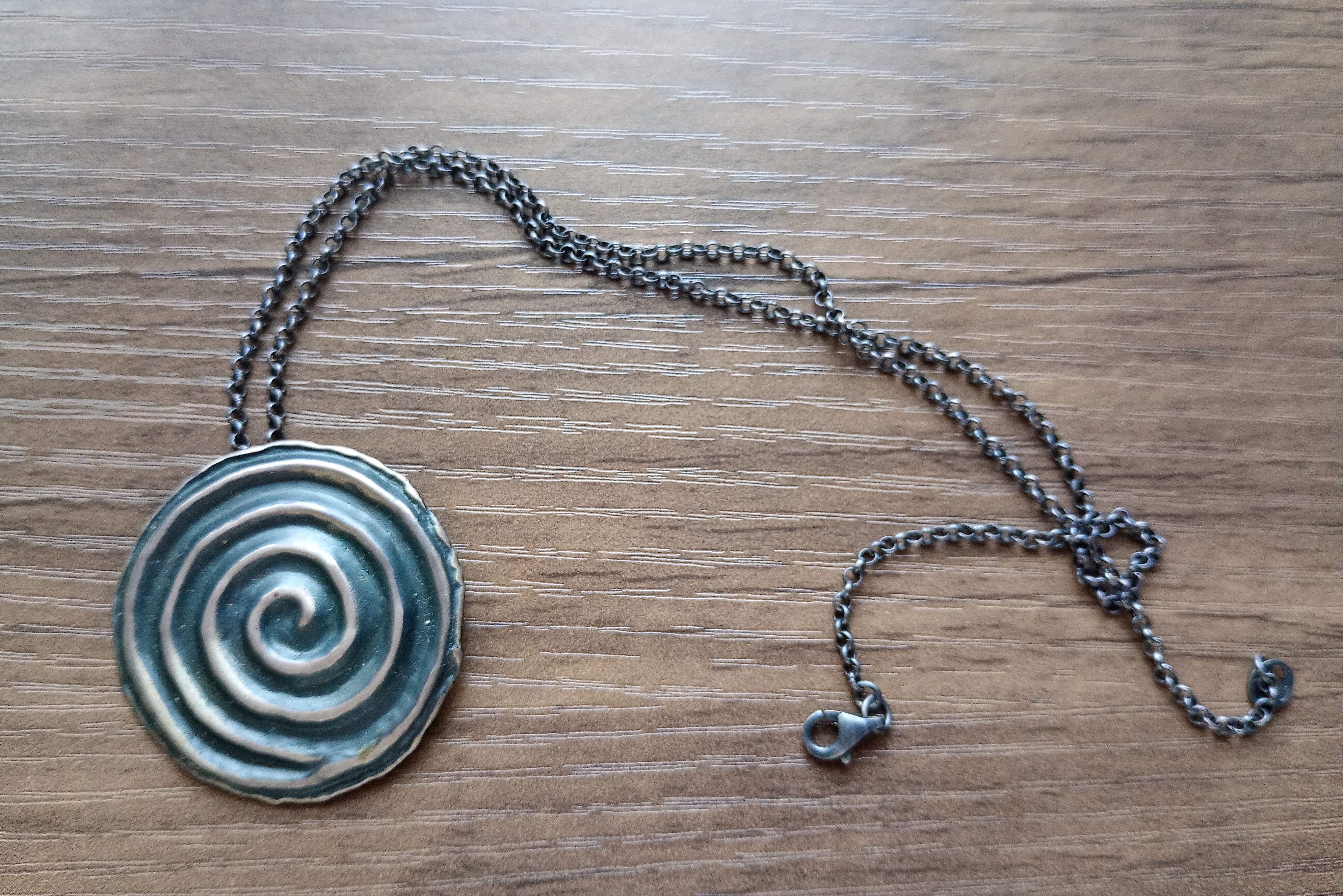 collier en argent vieilli 925 avec pendentif ! 25 Arles-sur-Tech (66)