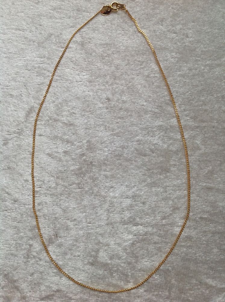 COLLIER CHAINE DOR� FINE DE 42cm Envoi Possible
6 Tr�gunc (29)