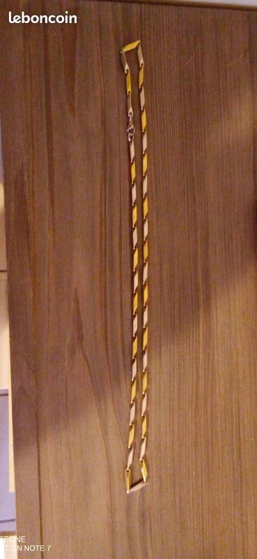 Collier � cha�ne pour homme plaqu� or et argent 25 Rivesaltes (66)