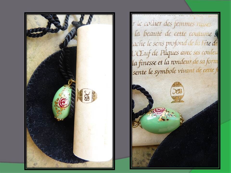 Collier cordon Van Cleef & Arpels  ?uf de P�ques. 150 Nice (06)