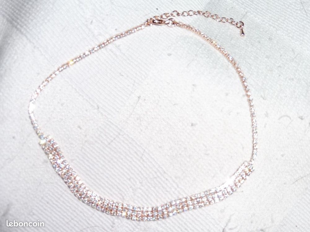 Collier court 3 rangs de strass - neuf 35 Le Plessis-Robinson (92)