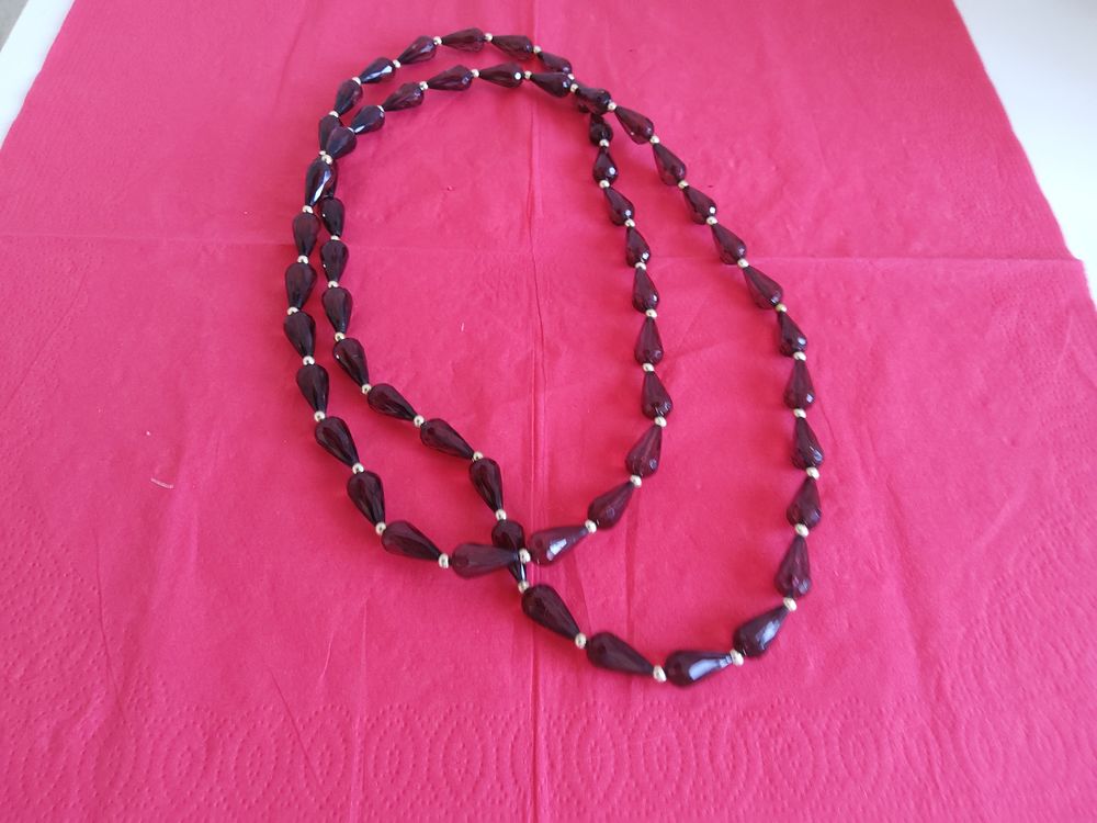 COLLIER  GOUTTES  marron 4 Saint-Etienne (42)