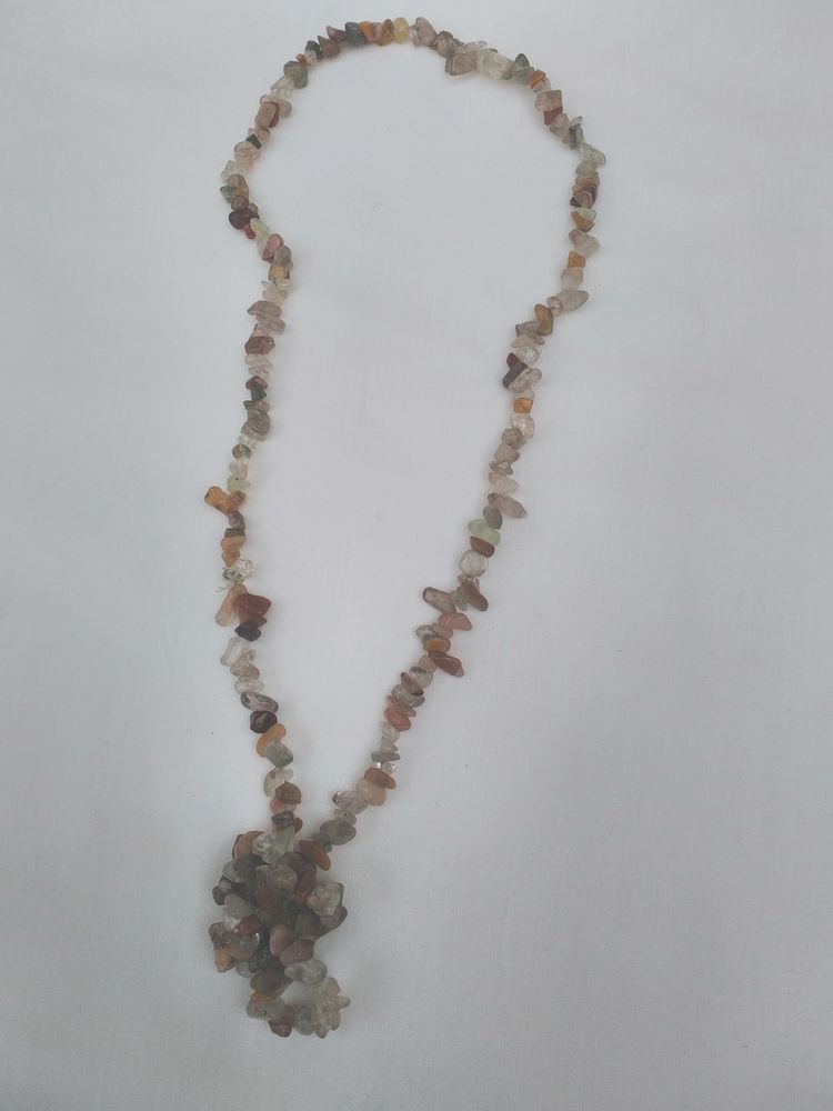 Collier long en cristal de roche 10 Marcq-en-Bar�ul (59)