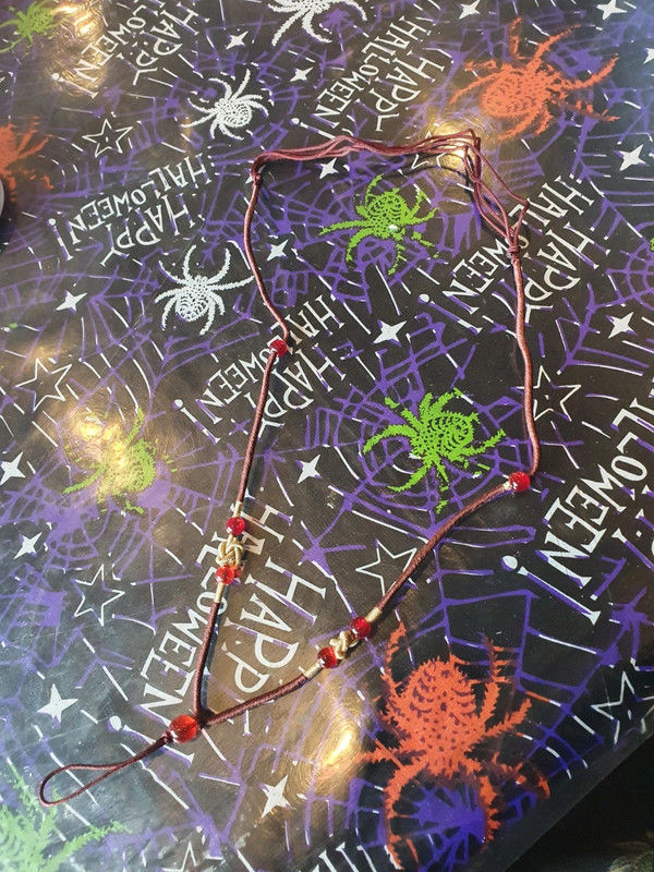 Collier fin marron 1 Aubvillers (80)