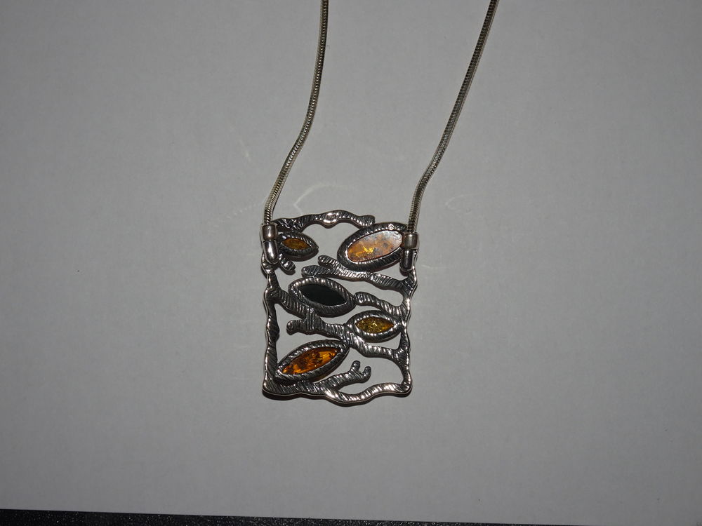 Collier et pendentif eet ambre de la Baltique 220 Plobsheim (67)