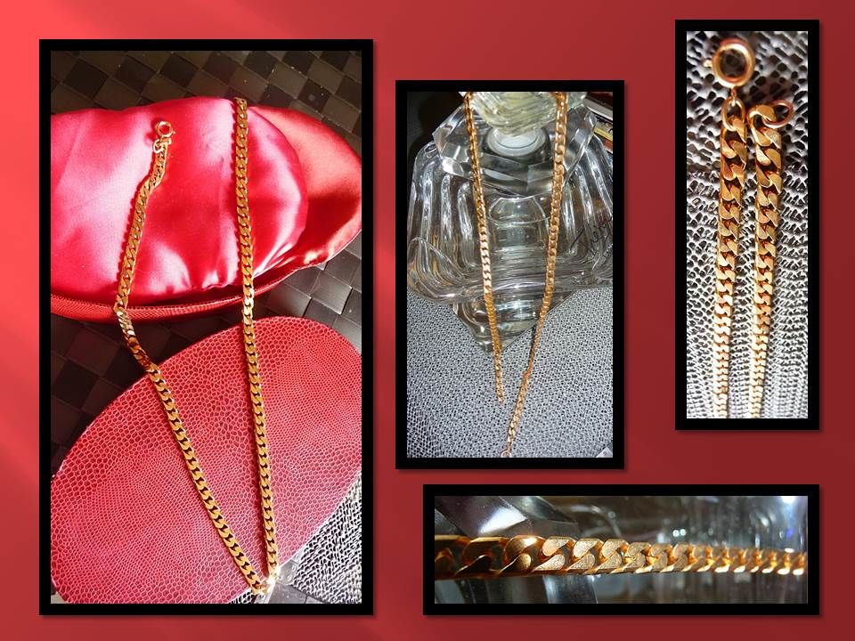 Collier Sautoir, plaqu� or 45 Nice (06)