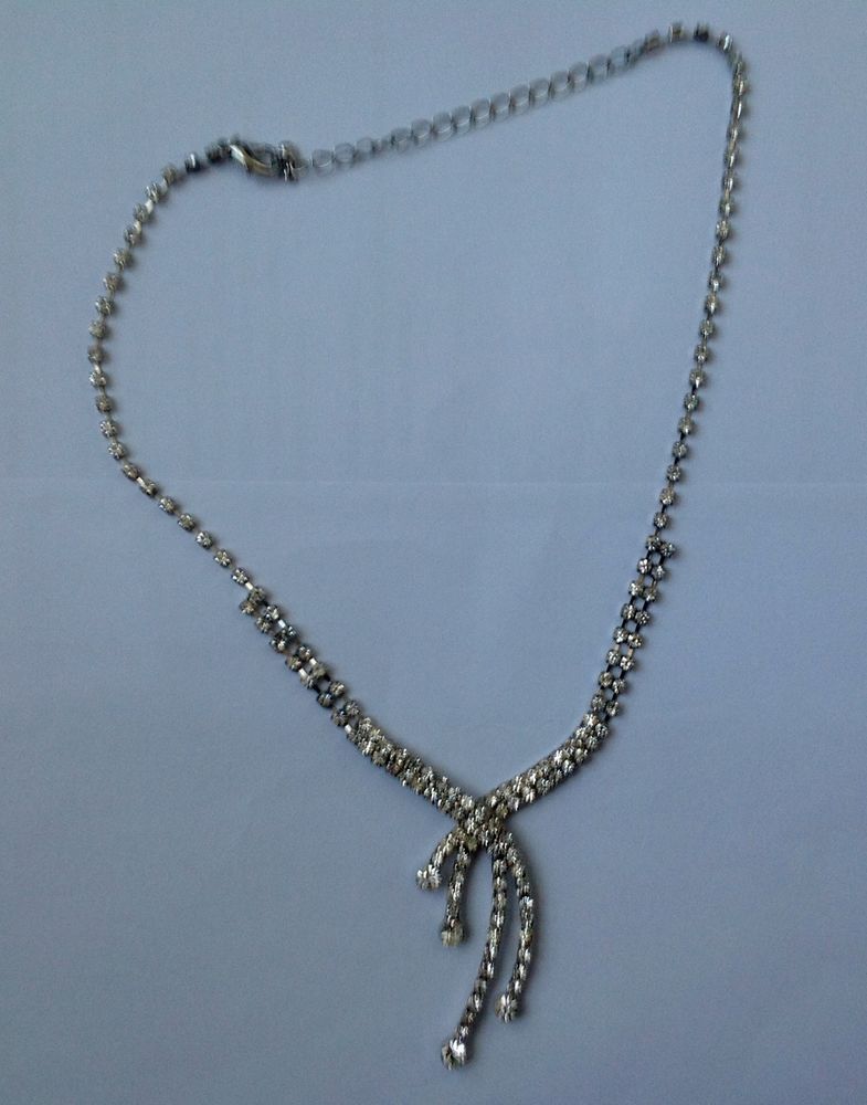 Collier strass vintage 20 Paris 5 (75)