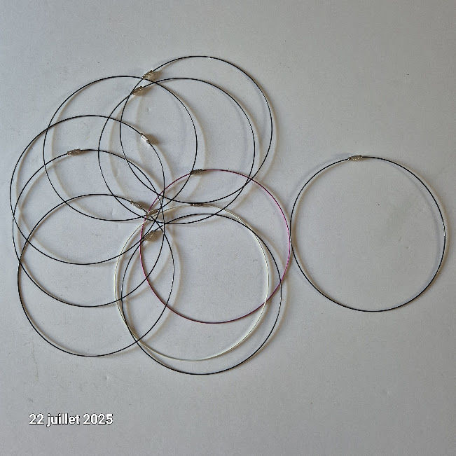 Lot de collier tour de cou en acier inoxydable, pratique, di 4 Saumur (49)