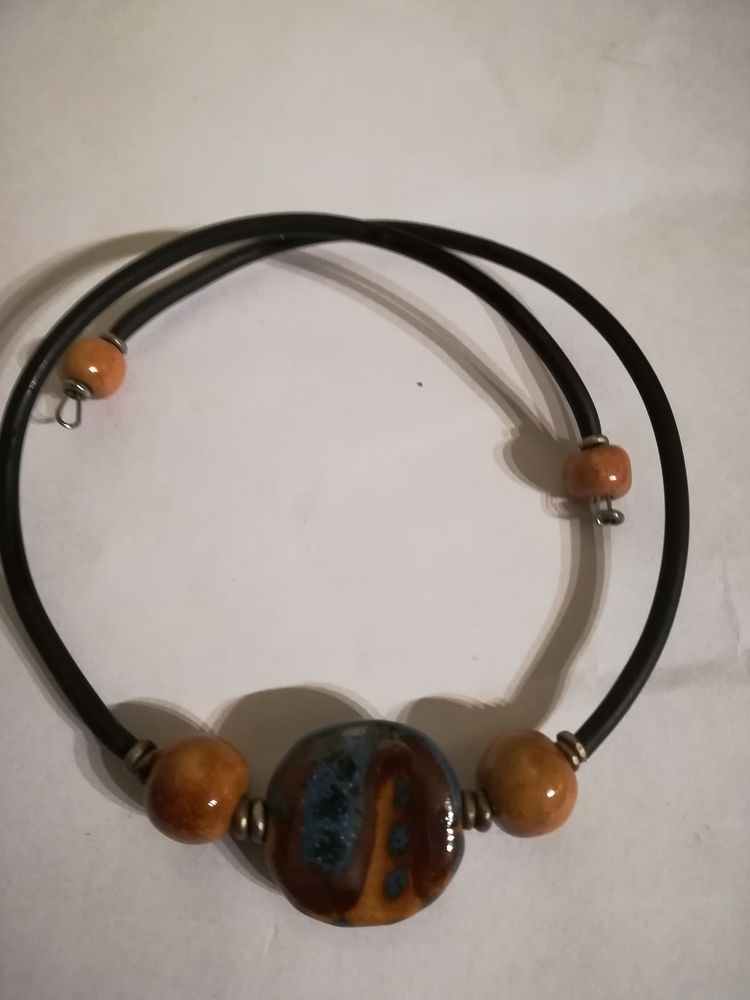 COLLIER/ TOUR DE COU SOUPLE EXTENSIBLE/ NOIR/ 0 Mouvaux (59)