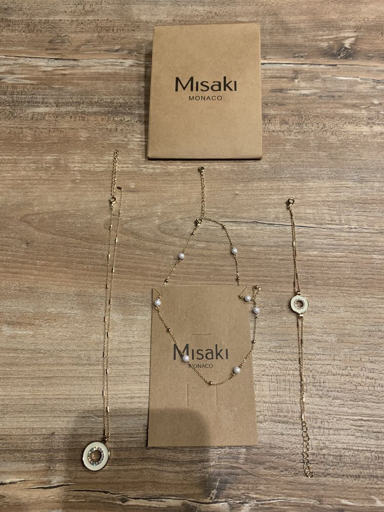 2 Colliers + 1 Bracelet  femme     Misaki - Mo 20 Saleilles (66)