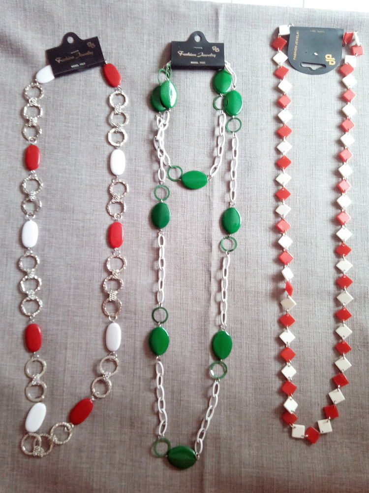 1 Lot de 3 colliers fantaisies jewelry 6 Valenciennes (59)