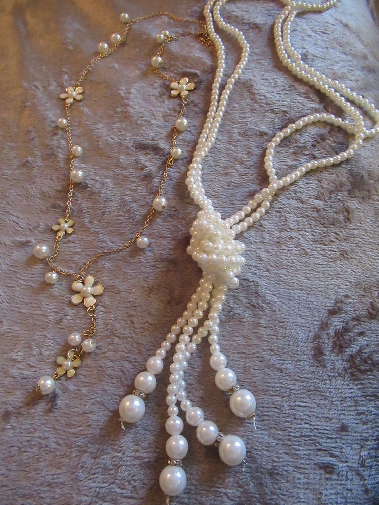 Colliers fantaisies (x2) - NEUFS 8 Livry-Gargan (93)