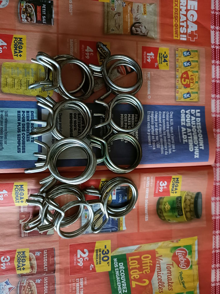20 colliers Serrage Tuyau Double Fil Ressort 26 mm 25 Grasse (06)