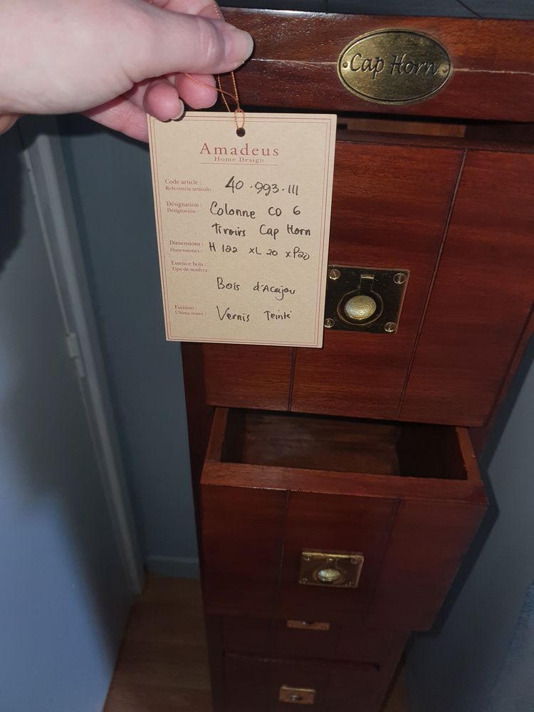 Cologne bois d'acajou Cap Horn 
380 Anzin (59)