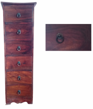 COLONNE EN BOIS MASSIF 6 tiroirs 80 Maubeuge (59)