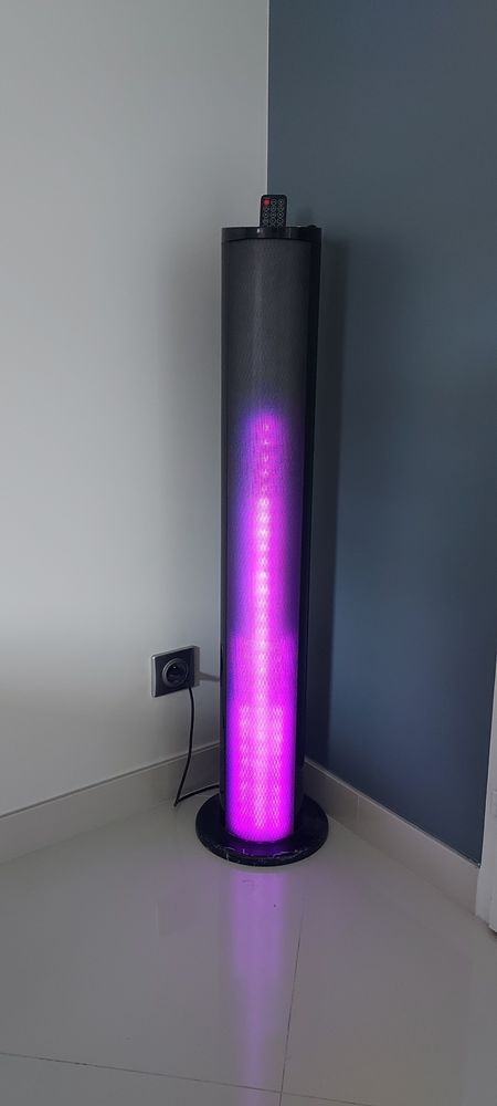 colonne son lumineuse verticale Bluetooth Noire 70 Villecresnes (94)