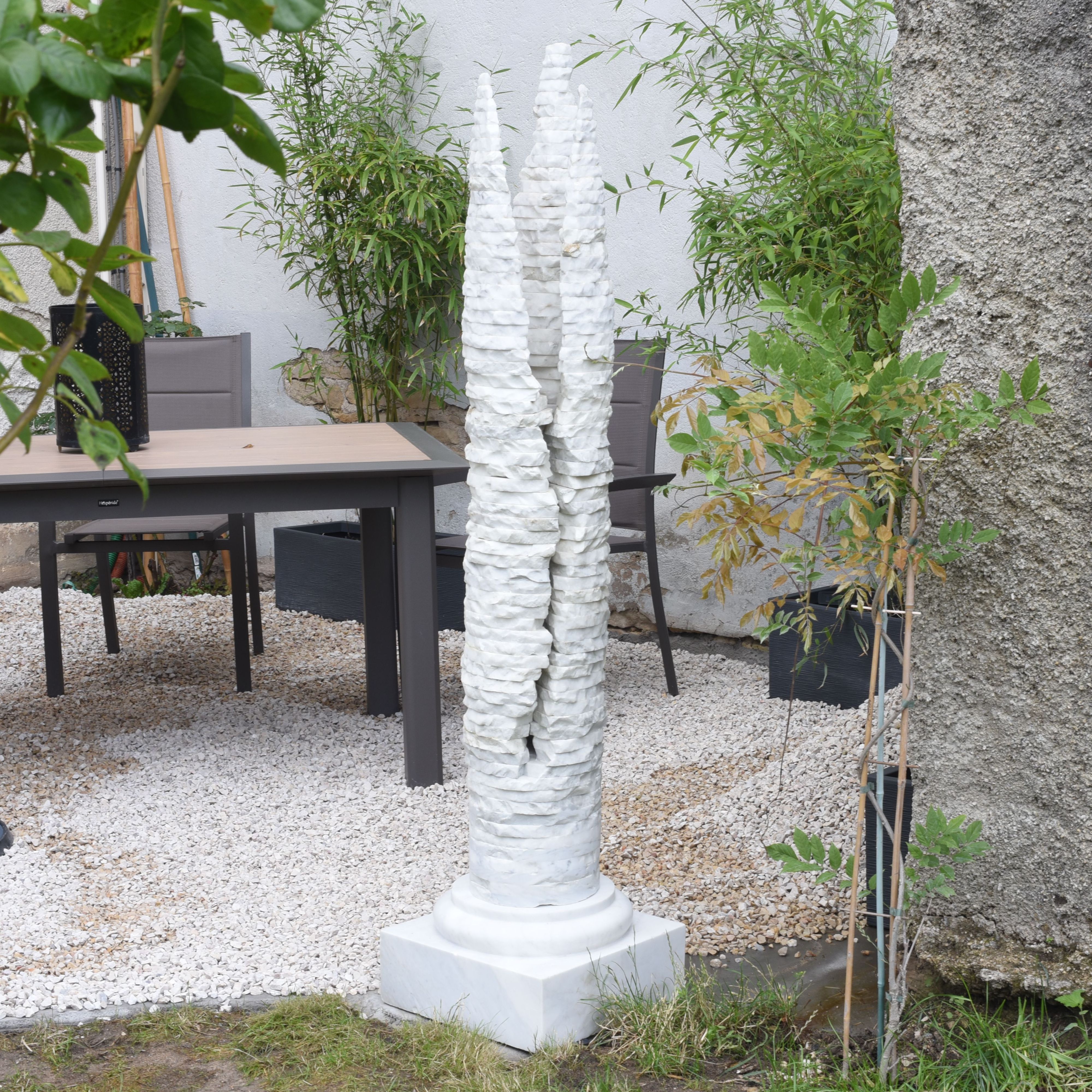 Colonne en Marbre de Carrare pour D�coration Maison Jardin 2700 Strasbourg (67)