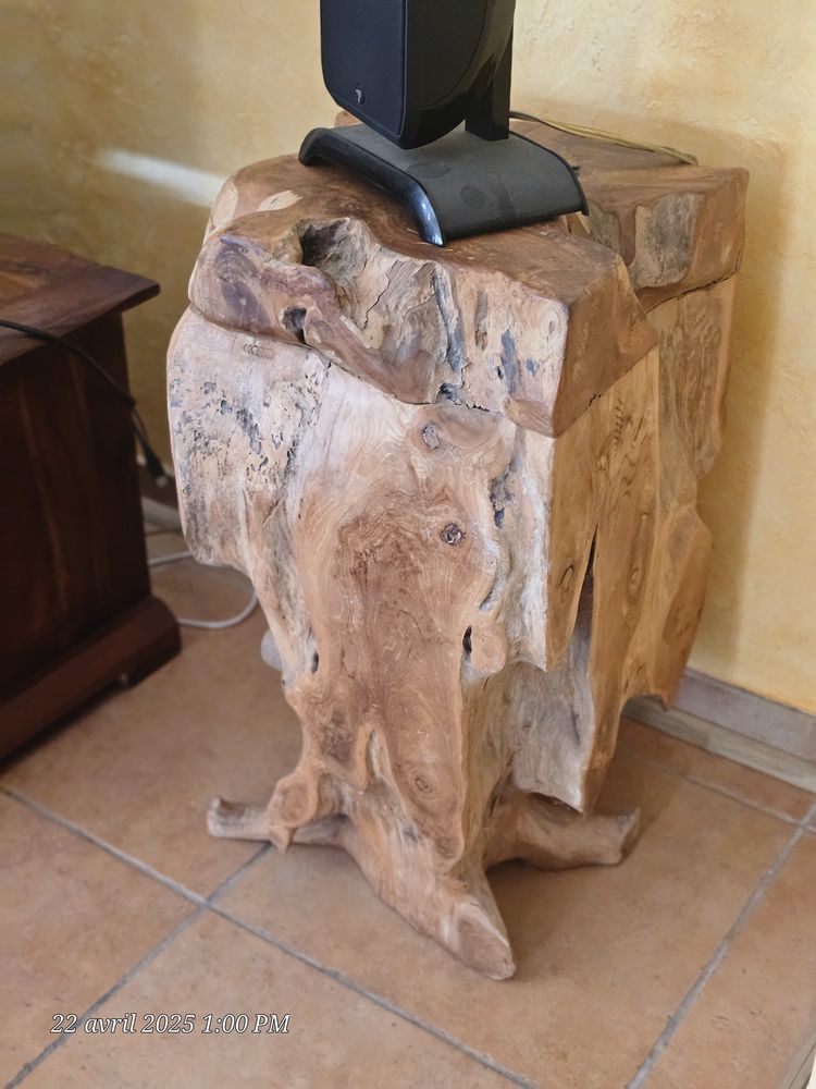 Colonne en  racine de teck 70 x45 180 Calvisson (30)