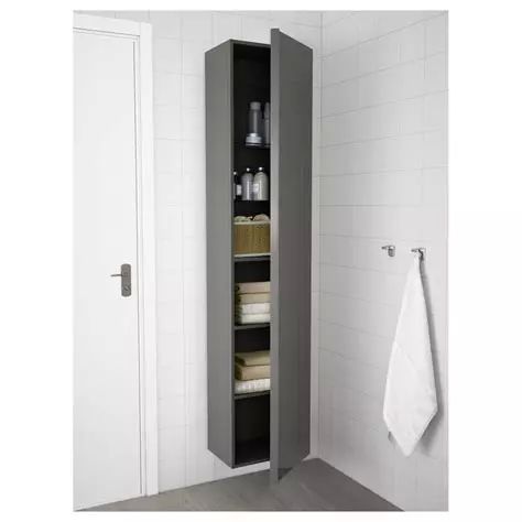 Colonne Salle de bain Noir laqu�  IKEA 90 Rennes (35)
